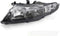 Koplamp links - voor Honda Civic VIII 2006-2008 hatchback - TYC - chroom