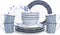 Laura Ashley Blueprint Collectables Serviesset 4 persoons - 16 Delig Kerst Servies