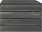 vidaXL - Tuintafel - pallet - massief - grenenhout - donkergrijs