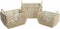 Basket spelset DKD Home Decor Metaal Natuurlijke Vezel (40 x 30 x 25 cm)