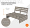 Pro Garden Tuinbank - Palletbank - 2-zits - Grey Wash