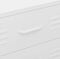 vidaXL - Ladekast - 80x35x101,5 - cm - staal - wit