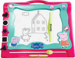 Peppa Pig - Groot Magnetisch Tekenbord - Herbruikbaar met stempels