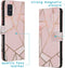 iMoshion Hoesje Geschikt voor Samsung Galaxy A51 Hoesje Met Pasjeshouder - iMoshion Design Softcase Bookcase - Goud / Roze / Pink Graphic