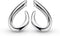 Casa Jewelry Oorhangers Fame - Zilver - Luxueuze oorhangers
