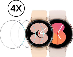 Podec Samsung Galaxy Watch 4/5/6/7/8 - Screenprotector - Gehard glas - 40mm - 4 stuks