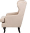 ALTA - Chesterfield fauteuil - Beige - Fluweel