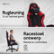 Protrue Gaming Stoel - Racing Game Chair - Ergonomisch - Zwart/Rood