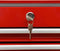 vidaXL - Gereedschapswagen - met - 21 - lades - staal - rood