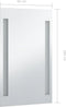 vidaXL - Badkamerspiegel - LED - 60x100 - cm