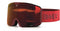SINNER ARC - Skibril - Dubbele spiegellenzen categorie 3 - Matte Burgundy
