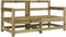 vidaXL - Tuinstoelen - 2 - st - met - kussens - geïmpregneerd - grenenhout