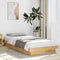 vidaXL - Bedframe - zonder - matras - 100x200 - cm - massief - hout - eiken