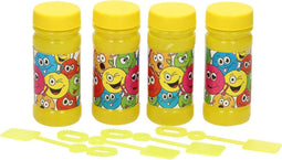 Lg-imports Bellenblaas Smiley 4x50 Ml Geel