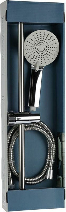 DoaBuy Handdouche - 3 standen - 11 cm diameter - Chroom - 150 cm doucheslang