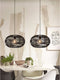 GOOD&MOJO Hanglamp Madeira - Rotan Zwart - Ø48cm - Modern - Hanglampen Eetkamer, Slaapkamer, Woonkamer