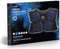 Nedis Gaming Notebook Koeler - Aantal ventilatoren: 4 - USB Gevoed - 15