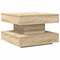 vidaXL - Salontafel - 360 - graden - draaibaar - 50x50x34,5 - cm - sonoma - eikenkleur