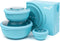Amuse Lunchbox - Set van 3 - Tritan Deksel - Stapelbaar - Vaatwasser- en Magnetronbestendig - Roze - 200 + 1000 + 2000 ml