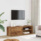 vidaXL - Tv-meubel - 120x34x37 - cm - bewerkt - hout - oud - houtkleurig