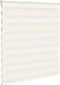 vidaXL - Zebra - rolgordijn - 125x100 - cm - stofbreedte - 120,9 - cm - marmerbeige