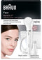 Braun Face 831 - Gezichtsepilator en reinigingsborstel - 6x betere reiniging - Wit