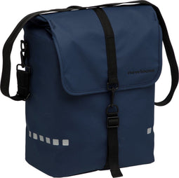 New Looxs ® Odense Single - Fietstas - Waterafstotend Polyester - 17,5 liter - Donkerblauw