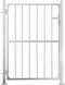vidaXL - Tuinpoort - 100x150 - cm - roestvrij - staal