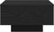 vidaXL - Salontafel - Zwart - Eiken - 55x55x31 - cm - Gemaakt - van - Hout