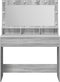 vidaXL - Grijze - Sonoma - Kaptafel - met - LED-verlichting - - - 100x41x135 - cm