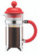Bodum Caffettiera - Cafetiere 1 Liter - 8 Kops - Rood