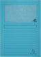 Exacompta L-map met venster Forever lichtblauw pak van 100 stuks