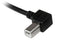 Startech.com USB 2.0 A naar linkshoekige B-kabel - 2 m - M/M - Zwart