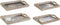 Dienblad DKD Home Decor (2 pcs) (40 x 30 x 6 cm)