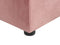 NOYERS - Tweepersoonsbed - Roze - 160 x 200 cm - Fluweel