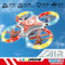 Helikopter op afstandsbediening Colorbaby (4 Stuks)