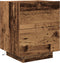 vidaXL - Bedside - Cabinets - met - LED - Lichten - 2 - stuks - Oude - Hout - 45x40x55 - cm