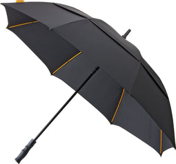 Falcone - Luxe Paraplu - Ø 130 cm - Windproof Glasfiber Frame - Zwart