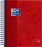 Set notitieboekjes Oxford European Book 4 Multicolour 1/8 (5 Stuks)