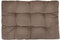 vidaXL - Palletkussen - 80x80x12 - cm - stof - zwart