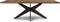 Riviera Maison Eettafel - Falcon Crest Dining Table - 230x100 cm - Zwart