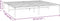 vidaXL - Bedframe - metaal - zwart - 183x213 - cm