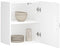 vidaXL - Keukenwandkast - Lucca - bewerkt - hout - wit