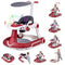 Coast Baby Walker - 6-in-1 - Activity Center Bouncer Rocker Licht Muziek Rood
