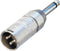 Neutrik NTR-NA2 MP - 3p XLR Male naar Mono 1/4 Plug - Compact en robuust - Tan