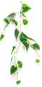 Kunst hangplant Anthurium 110 cm groen