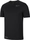 Nike S/S Hyper Dry Fitness Shirt - Regular fit - Dri-FIT technologie - Zwart (XL)