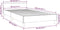 vidaXL - Bedframe - met - hoofdeinde - zonder - matras - 80x200 - cm - crèmekleurig