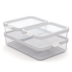 Rotho - Set koelkastorganizer 3 stuks CAUMA 2,6 l + 2 x 1,2 l