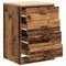 vidaXL - Garagekast - 60x51x85 - cm - massief - grenenhout - oud - hout